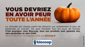 Halloween Publicité Biocoop